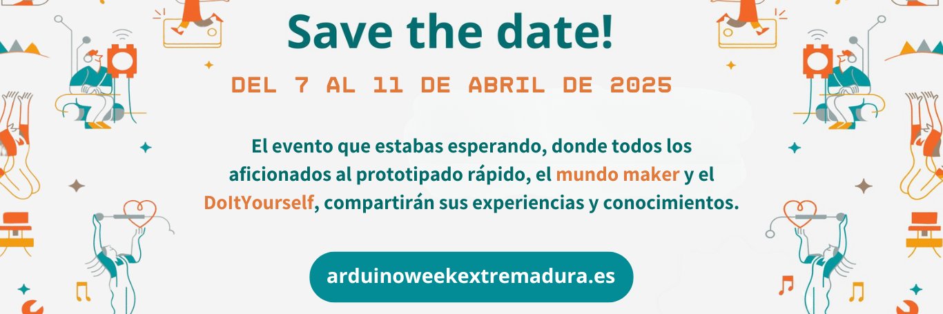 Arduino Week Extremadura banner