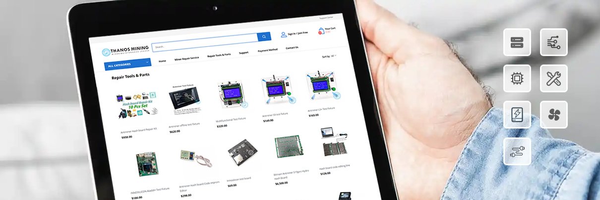 THANOS MINING banner