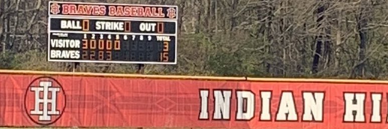 Indian Hill Baseball banner