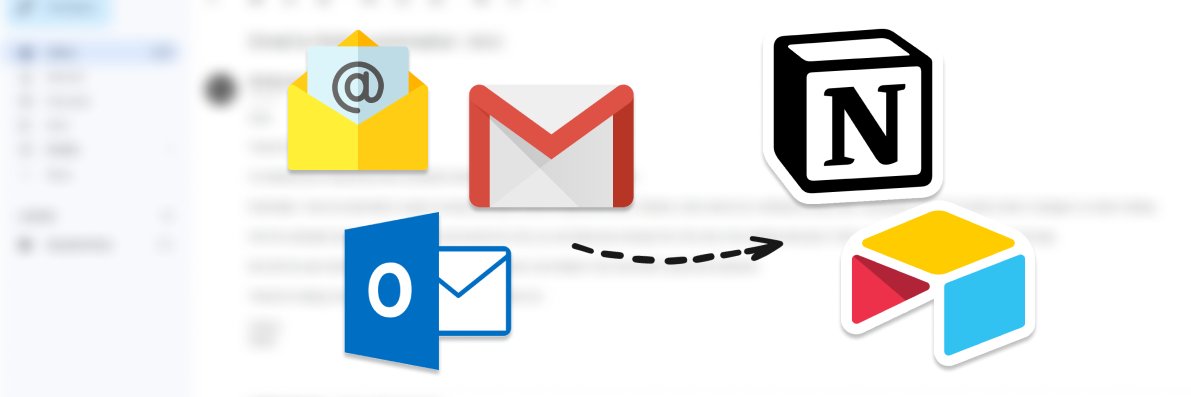 TaskRobin - Save emails to Notion & Airtable banner