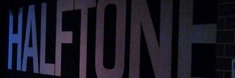 BAR halftone ハーフトーン banner