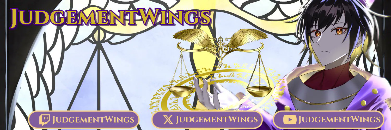Zane Shioku ⚖️ | Judgementwings | Warlock Vtuber banner