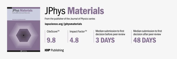 JPhys Materials Profile Banner