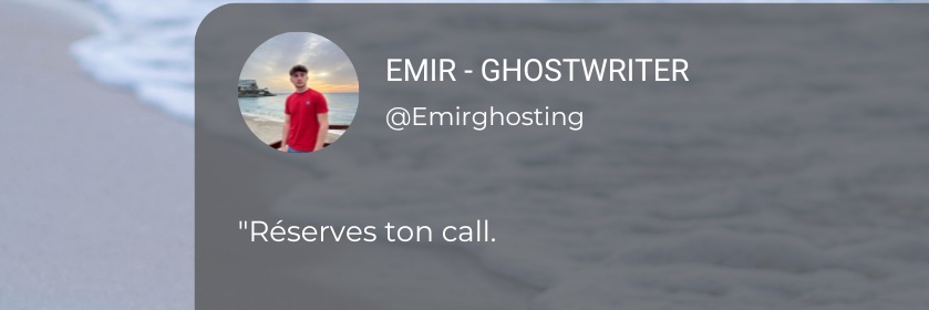 Emir - Ghostwriter banner