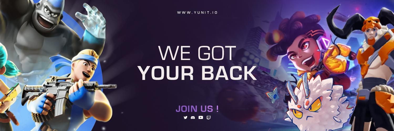 Yunit Gaming banner