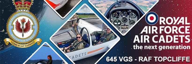 645 Volunteer Gliding Squadron banner