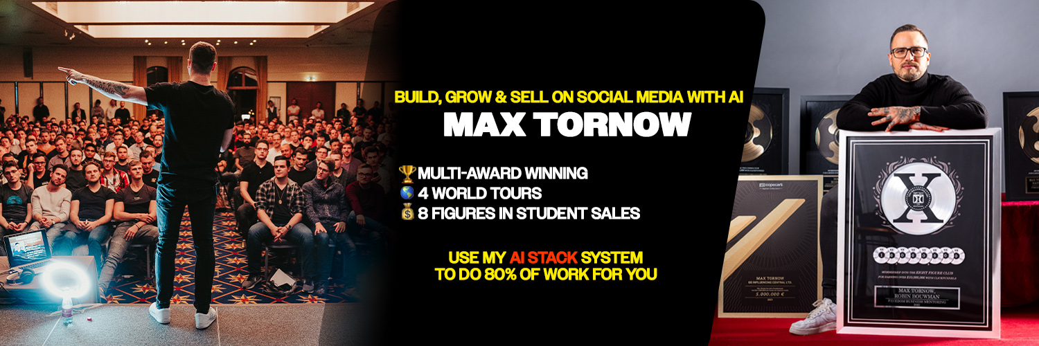 Max Tornow banner