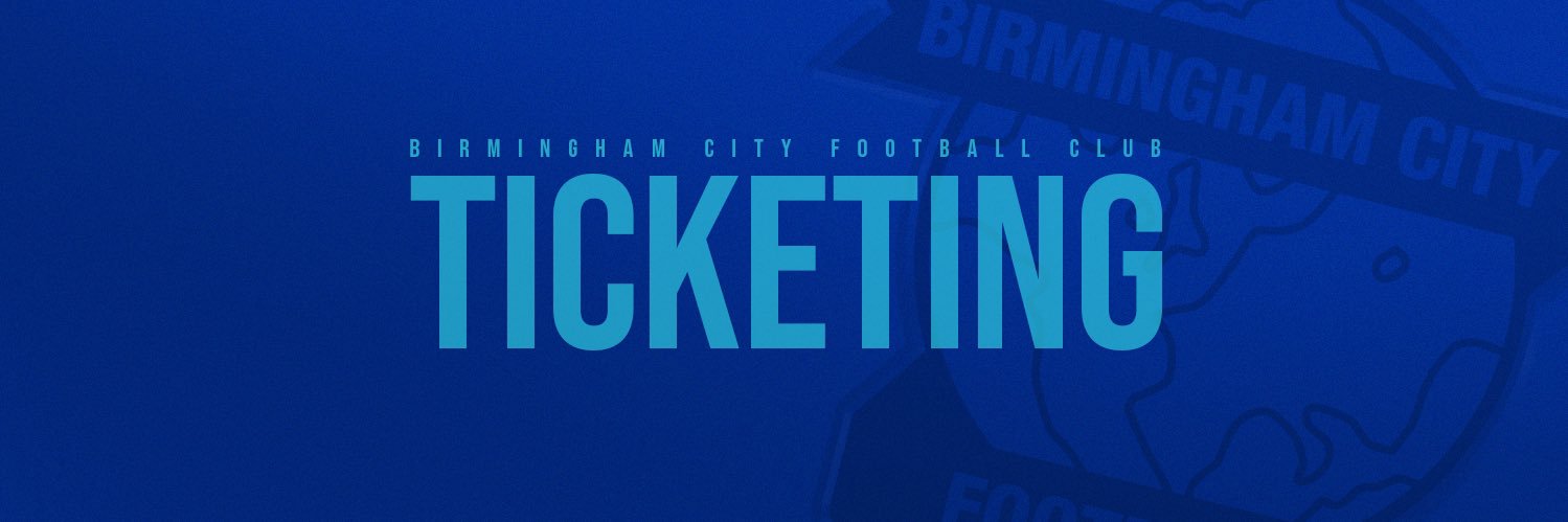 Birmingham City Ticketing's banner