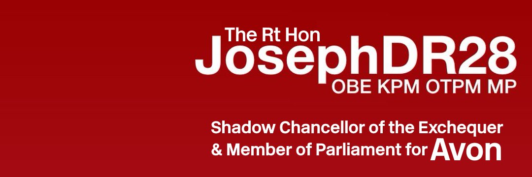 JosephDR28 OBE KPM OTPM MP banner
