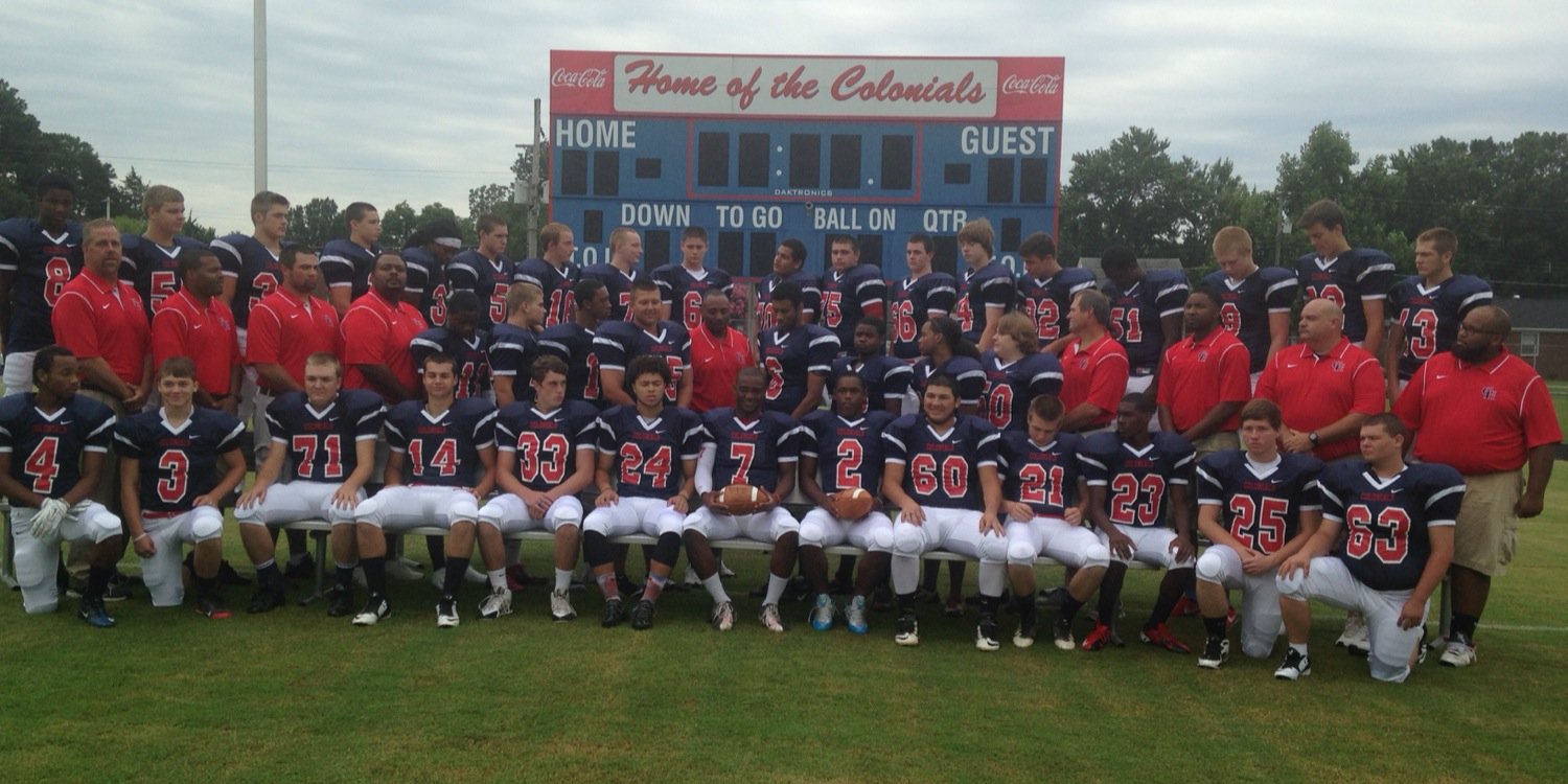 Colonials Football banner