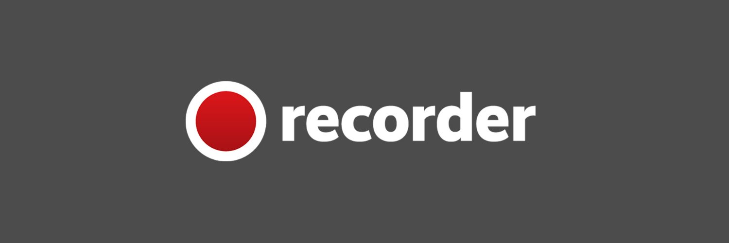 Recorder banner