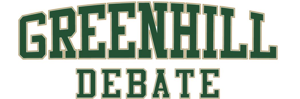 Greenhill Debate banner