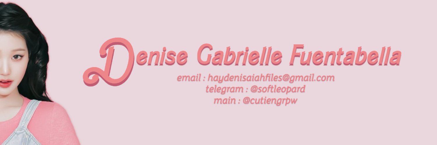 FUENTABELLA, Denise Gabrielle. banner