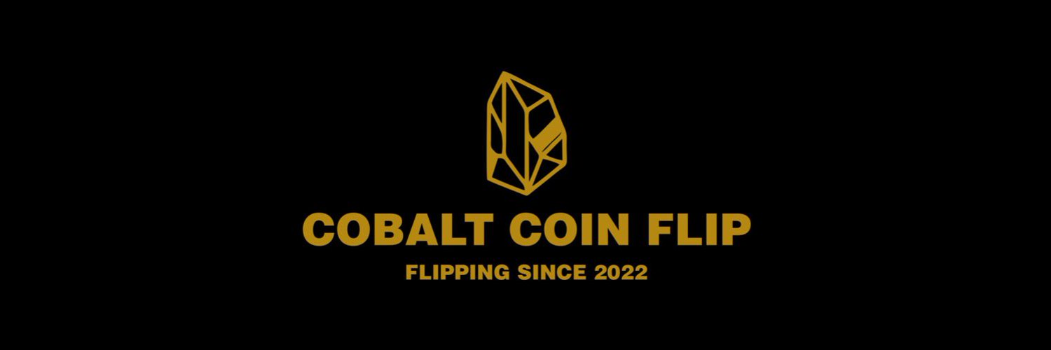 Cobalt Coin Flip Profile Banner