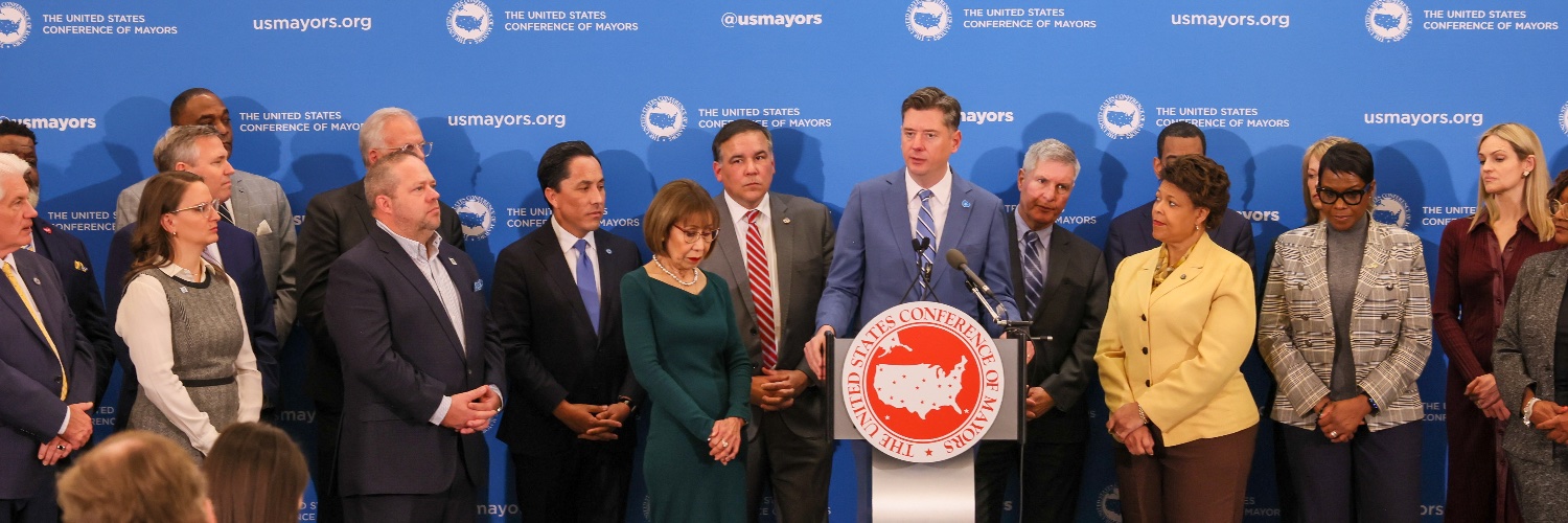The United States Conference of Mayors banner