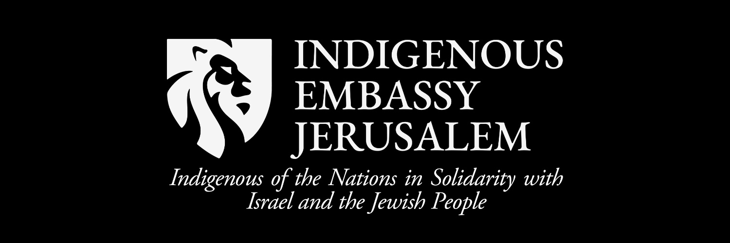 Indigenous Embassy Jerusalem's banner