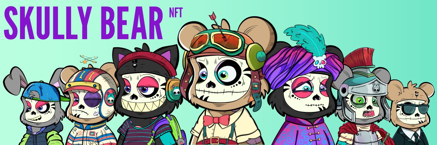 SkullyBear ᴺᶠᵀ 🐻+💀 banner