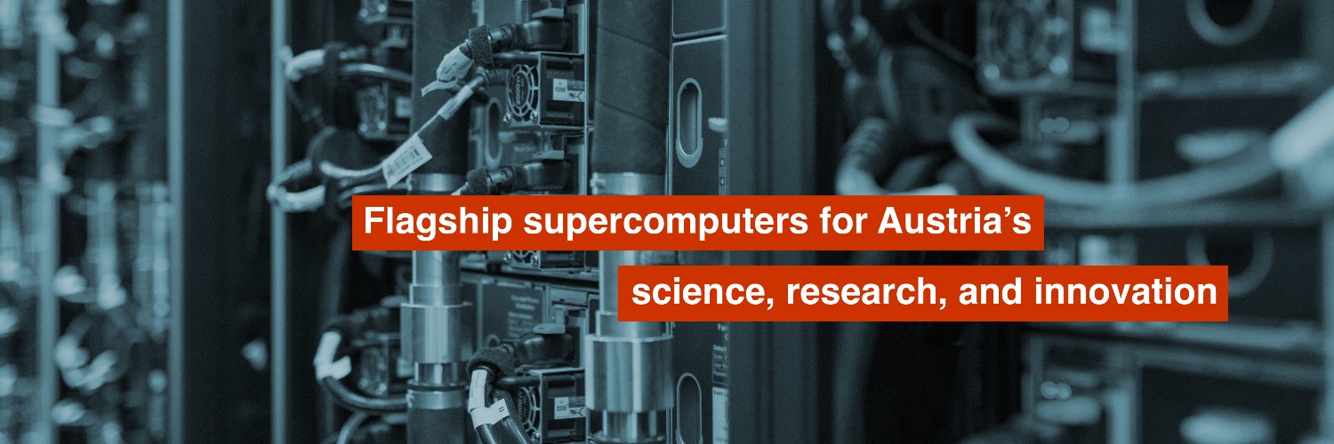 Vienna Scientific Cluster (VSC) banner