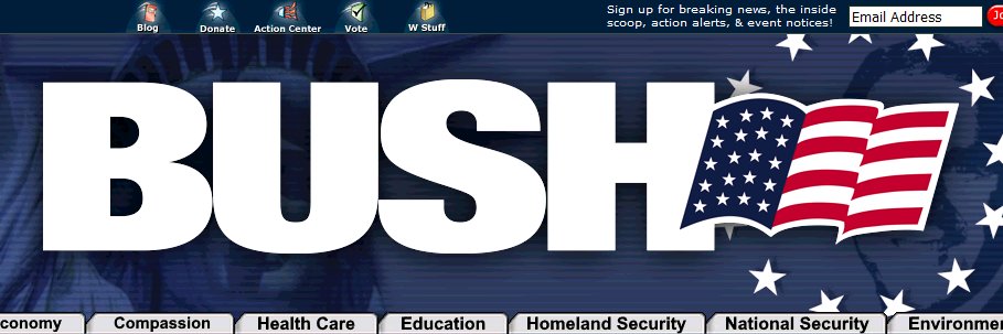 George W. Bush (parody)'s banner