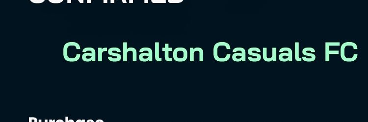 Carshalton Casuals FC banner