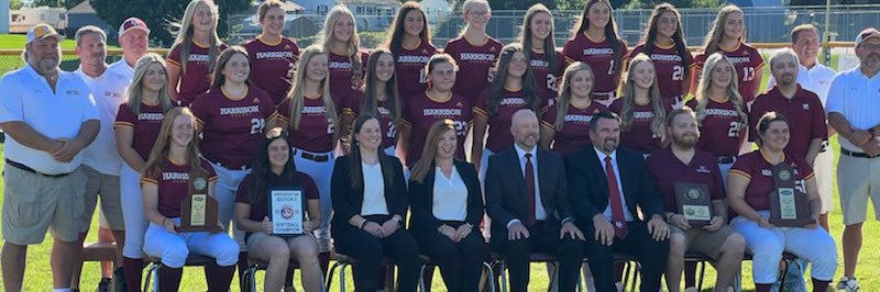 Harrison County Fillies Softball banner