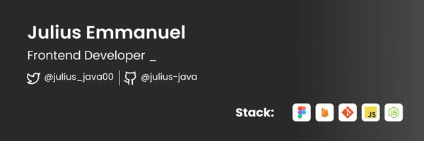 Julius_Java00 Profile Banner