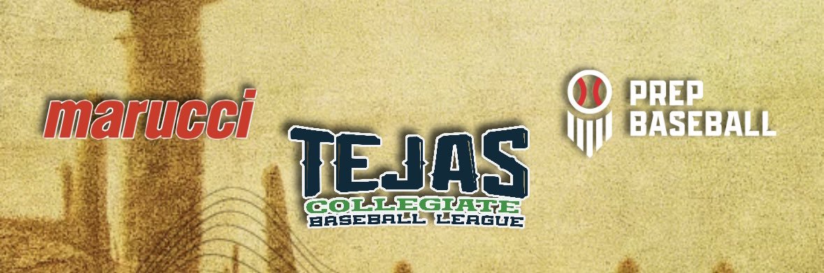 Téjas Collegiate Béisbol League banner
