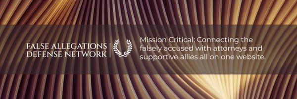 False Allegations Defense Network Profile Banner