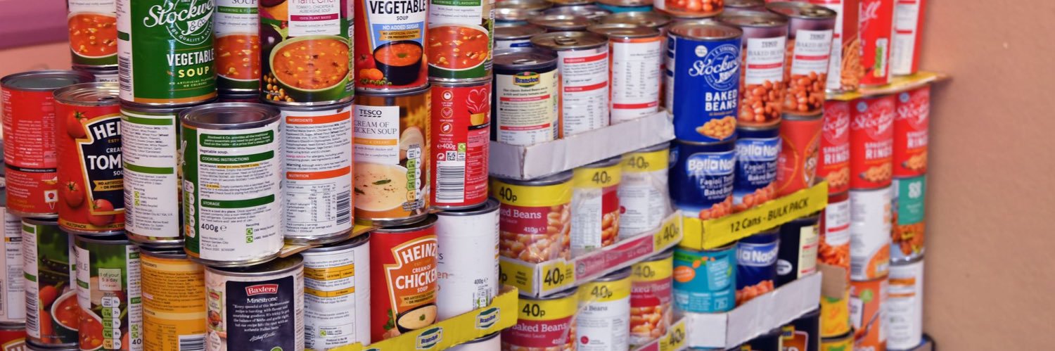 The Hope Project Foodbank banner