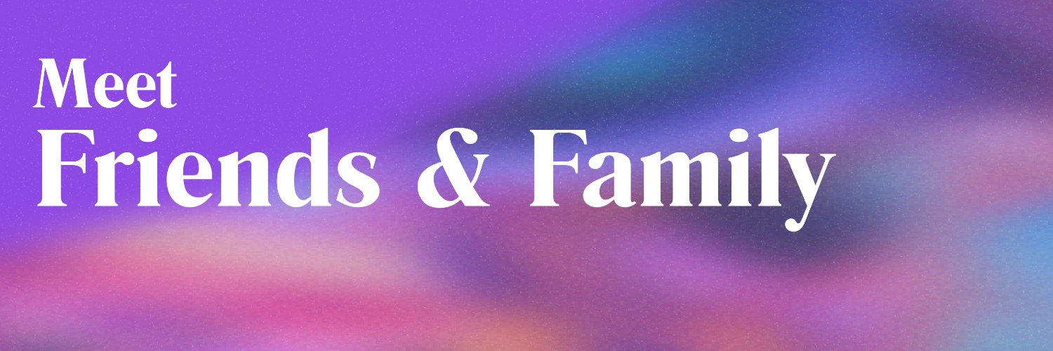 friends and family's banner