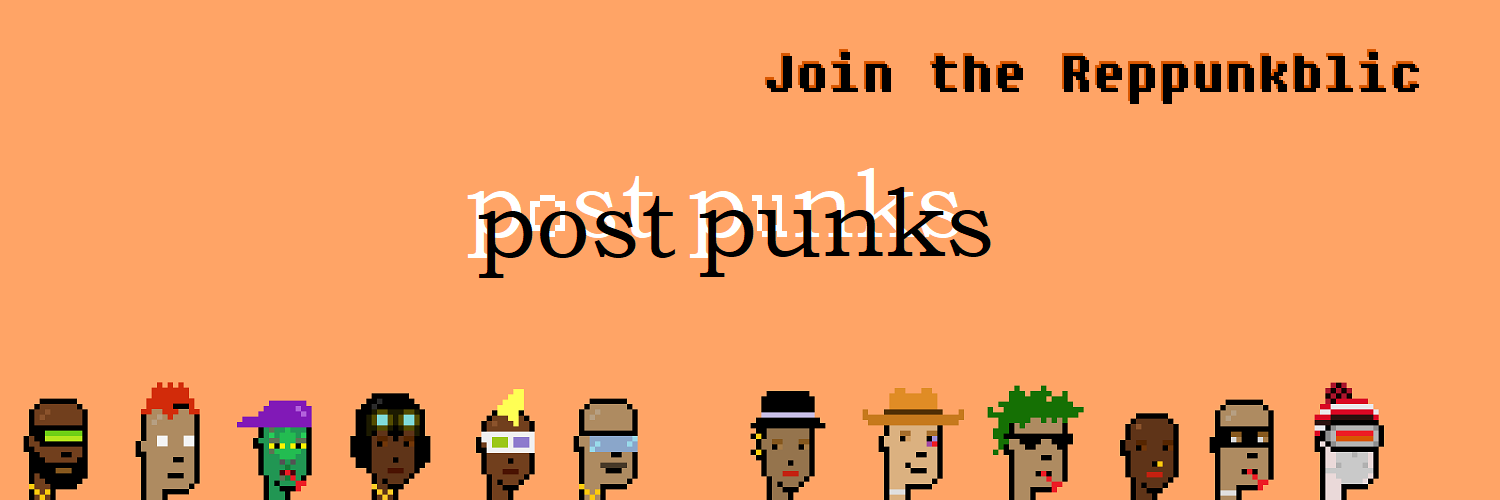 PostPunks 🔶 ¡Join the #rePPUNKblic! banner
