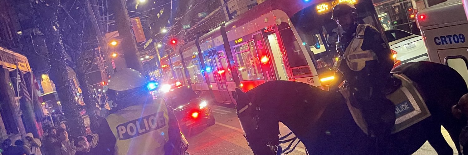 Toronto Police Mounted Unit's banner