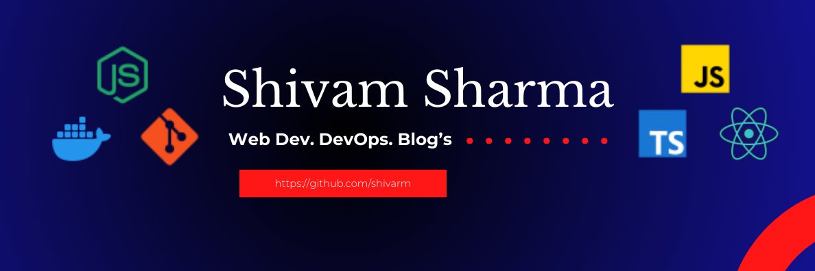 Shivam Sharma banner