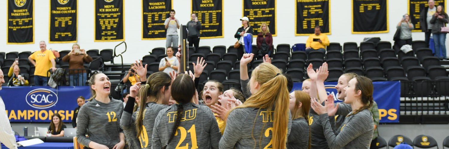 TLU Volleyball's banner