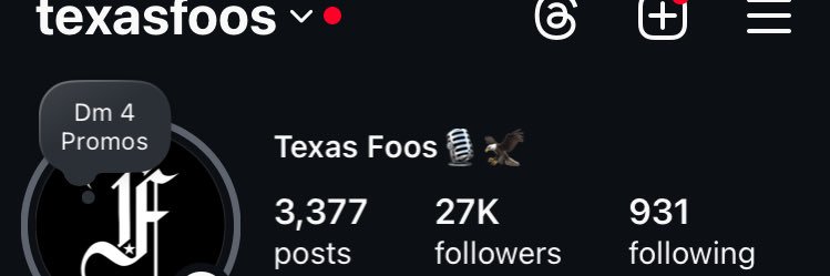 Texas Foos 🎙🦅 banner