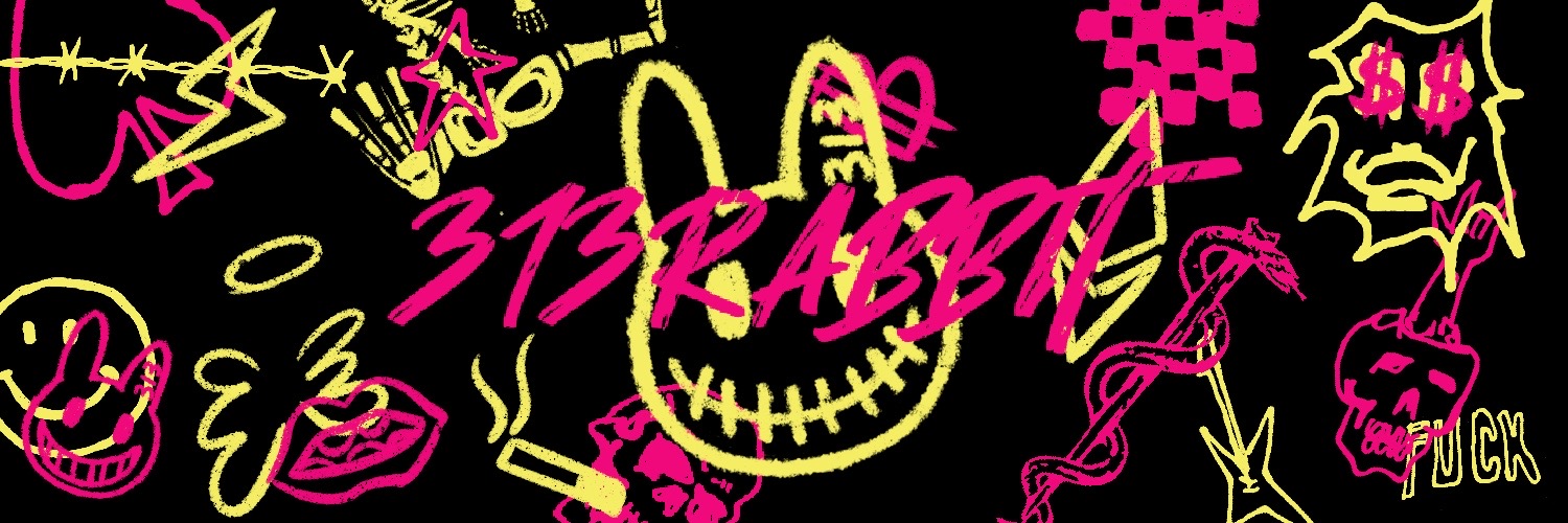 313 Rabbit banner