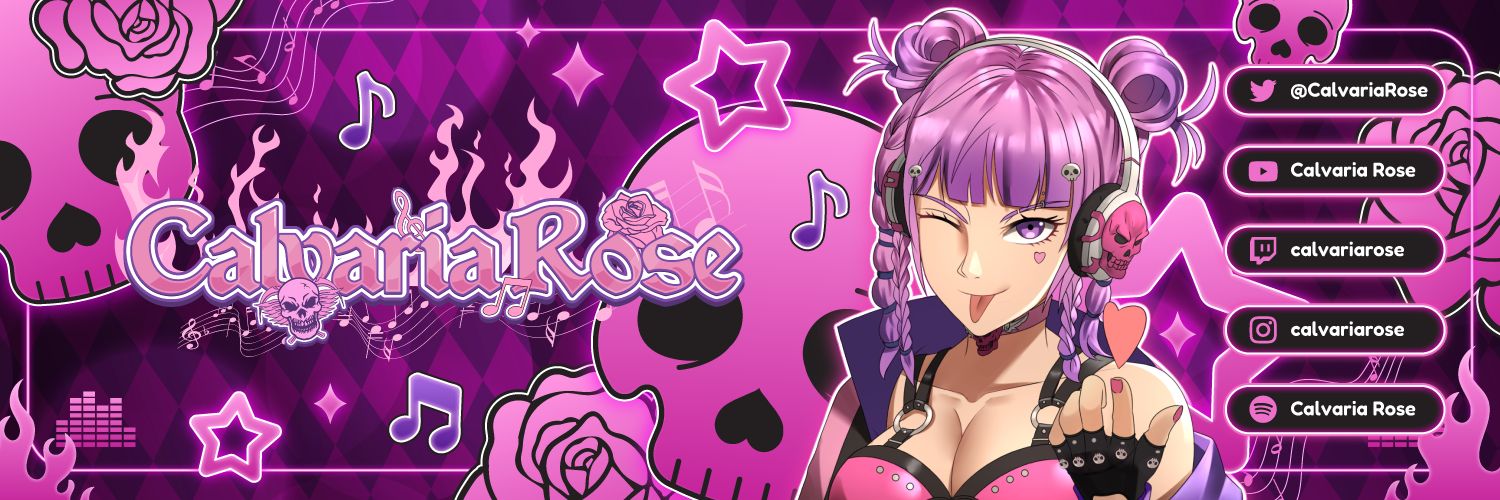 Calvaria Rose 💀🌹 banner