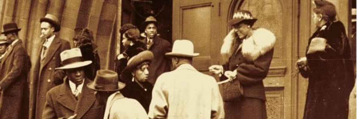 The Union of Black America's banner