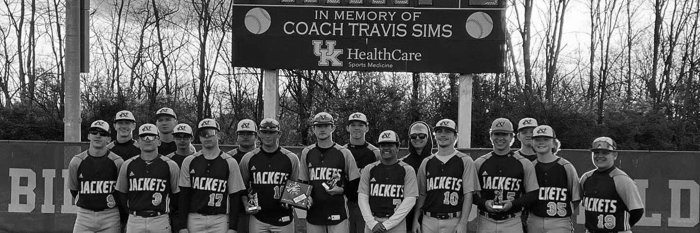 Nicholas County Blue Jacket Baseball banner