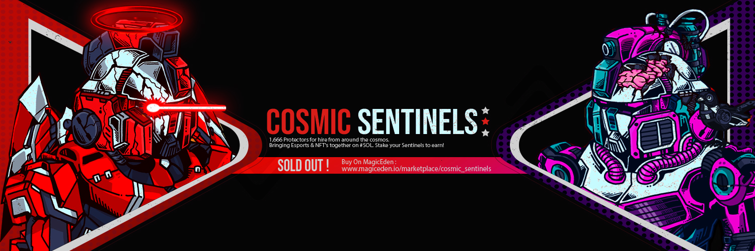 Cosmic Sentinels :: SOLD OUT banner