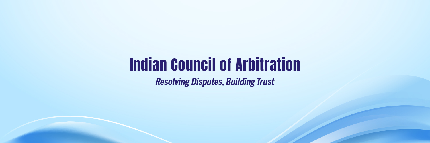 INDIAN COUNCIL OF ARBITRATION banner