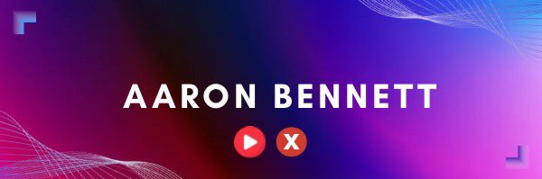 Aaron Bennett banner