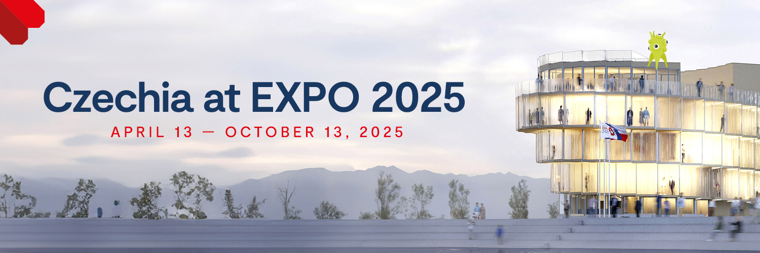 Czech National Pavilion at EXPO 2025, Osaka's banner