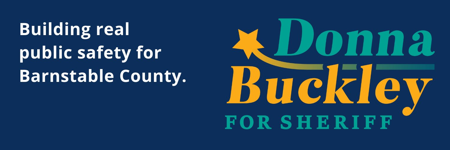 Donna Buckley for Barnstable County Sheriff banner