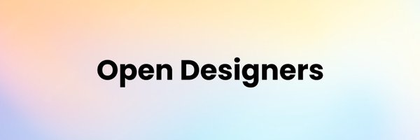 Open Designers Profile Banner