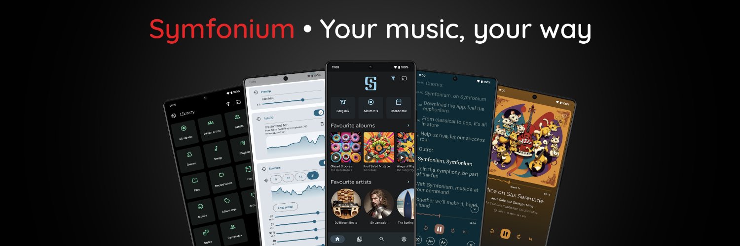 Symfonium: Music Player & cast banner