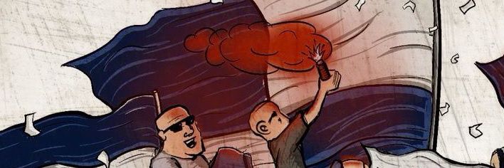 Corazón azul. banner