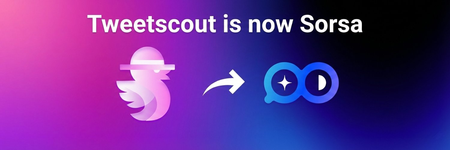 Tweetscout is now Sorsa banner