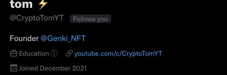 Blue (💙blue tick) banner