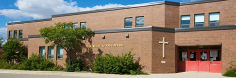 St Vincent de Paul Catholic Elementary School banner